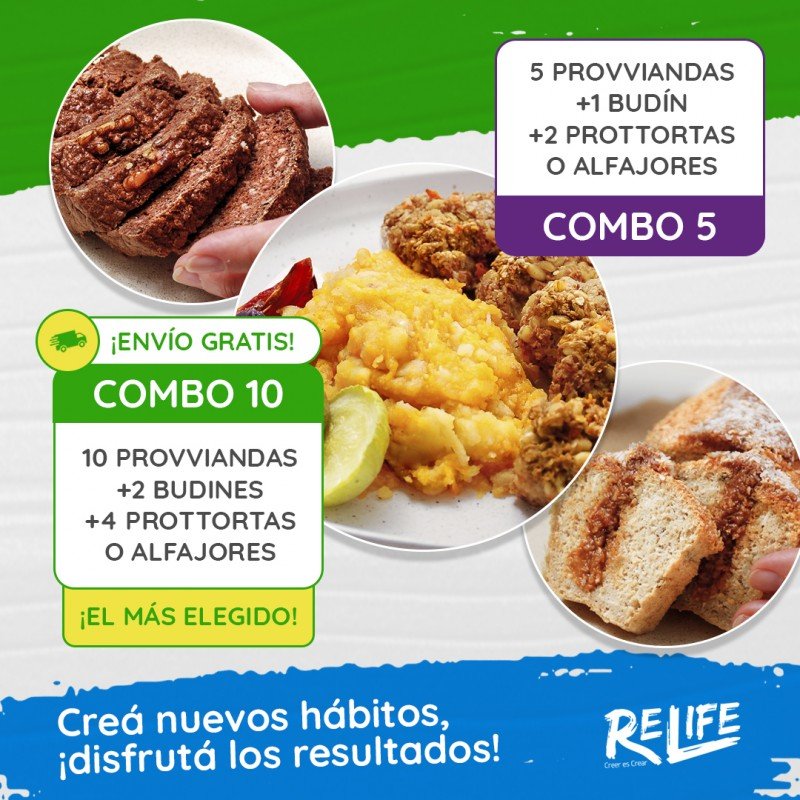 Combos promocionales relife